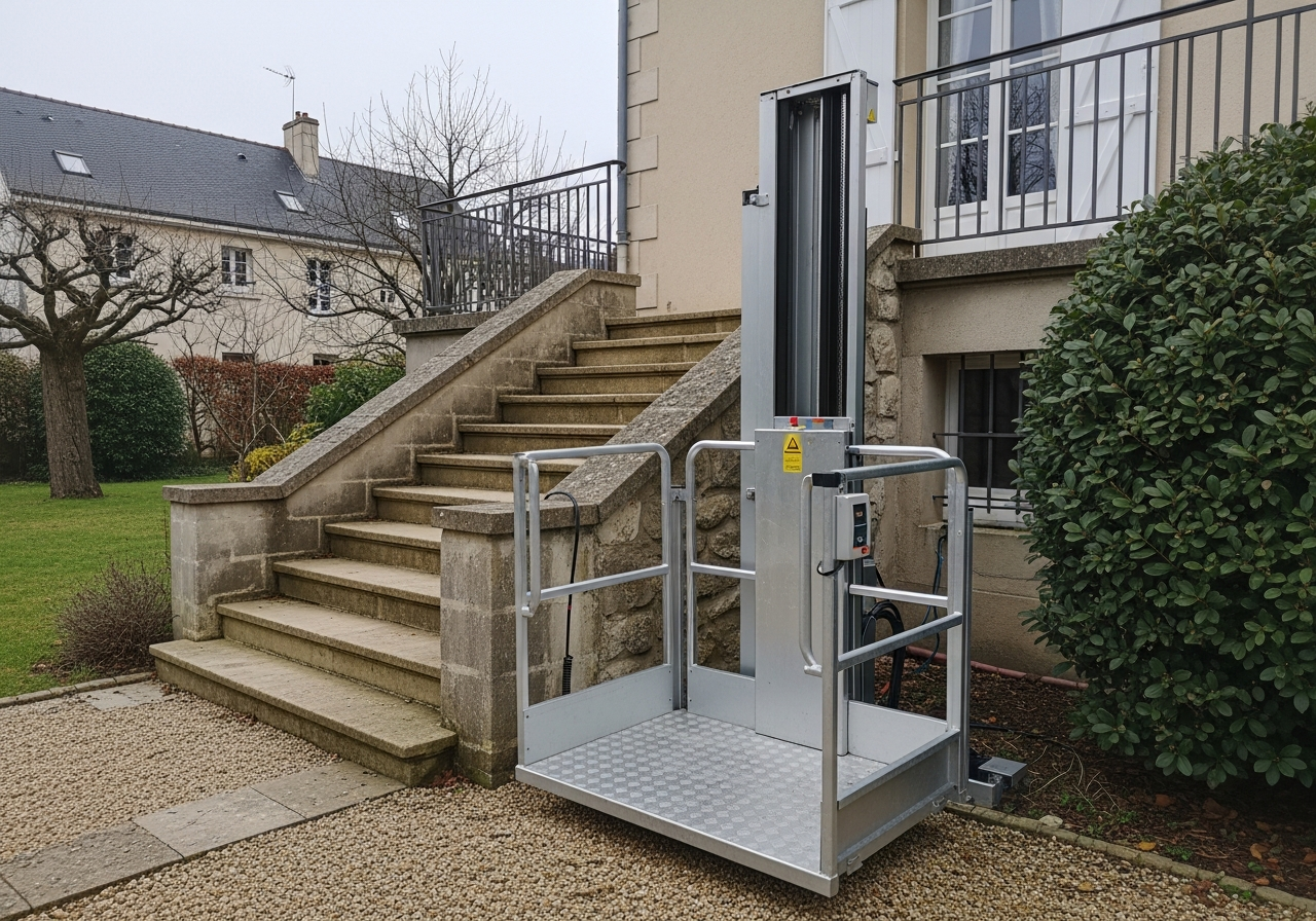 Installation de Plateforme Élévatrice PMR sur-mesure à Rennes